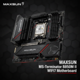 MAXSUN Launches MS-Terminator B850M PRO II WIFI7 Motherboard with Wi-Fi 7 and M.2 Upgrades