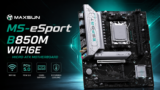 MAXSUN Launches MS-eSport B850M WIFI6E Micro-ATX Motherboard With DDR5-8000 Support and PCIe Gen5