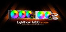 MONTECH Introduces LightFlow ARGB AIO Liquid Cooler with Infinity Mirror Design