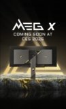 MSI Previews MEG X Ultra-Wide QD-OLED Gaming Monitor Ahead of CES 2026