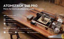 ATOMSTACK S40 Pro Laser Engraver: 48W Laser Power, Fixed Focus