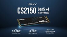PNY Launches High-Performance CS2150 NVMe PCIe Gen 5 x4 SSD