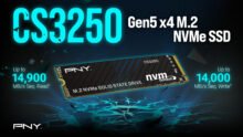 PNY Launches CS3250 Gen 5 NVMe SSD with Speeds Up to 14,900 MB/s