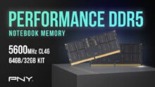 PNY Introduces High-Speed DDR5 Notebook Memory Kits