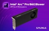 SPARKLE Introduces Intel Arc Pro B60 Series GPUs for AI and Professional Workstations