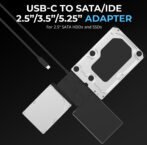 Sabrent Introduces Versatile USB-C to SATA/IDE Drive Adapter for Seamless Storage Management