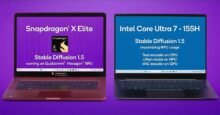 Qualcomm’s Snapdragon X Elite Takes Lead Over Intel’s Core Ultra 7 155H in AI Image Generation