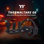 Thermaltake Announces G6 Direct Drive Racing Wheel with Pedals for Sim Racing