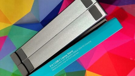 USB-C Laptop Docking Station Stand Review – Dual 4K Hub with Adjustable Aluminum Design