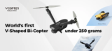 V-Coptr Falcon Mini Dual-Axis Drone Now Live on Indiegogo, Ships in June