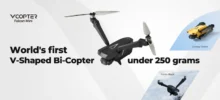 V-Coptr Falcon Mini Dual-Axis Drone Now Live on Indiegogo, Ships in June