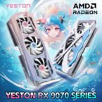 Yeston Unveils Radeon RX 9070 XT Sakura Atlantis Edition with Striking Design
