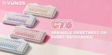 YUNZII C75 Cake Meow Mechanical Keyboard Launches with 75% Layout and Tri-Mode Connectivity