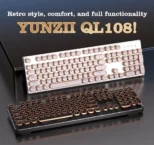 YUNZII Launches QL108 Retro Mechanical Keyboard with Typewriter-Inspired Design