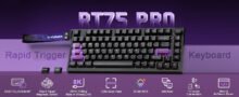 YUNZII RT75 PRO Debuts with Dual 8K Polling Rate and Magnetic Switch Technology